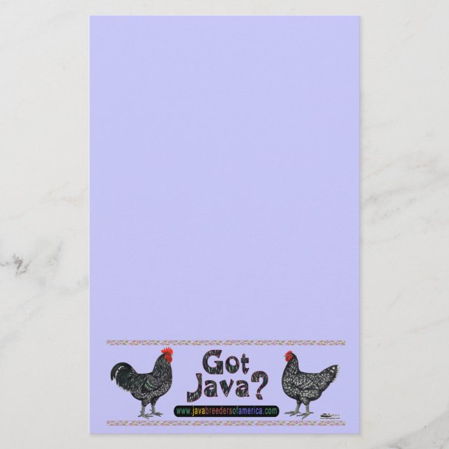 Got Java? Briefpapier (Vorderseite)