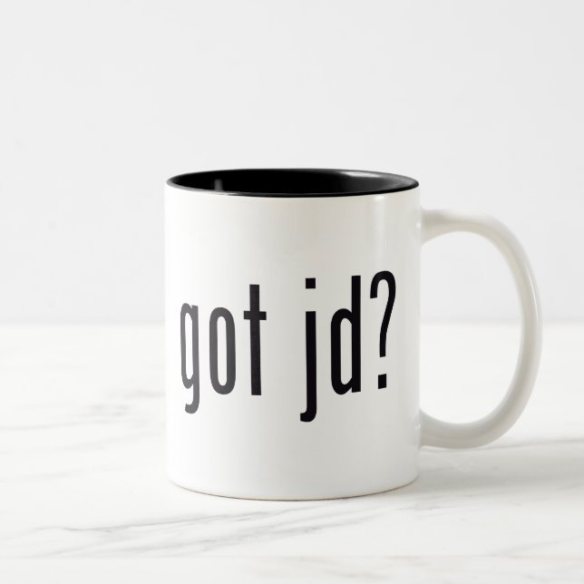 got jd? zweifarbige tasse (Rechts)