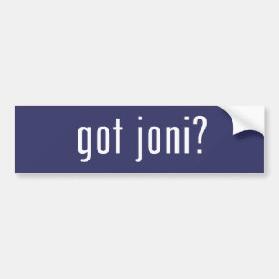 got joni? autoaufkleber
