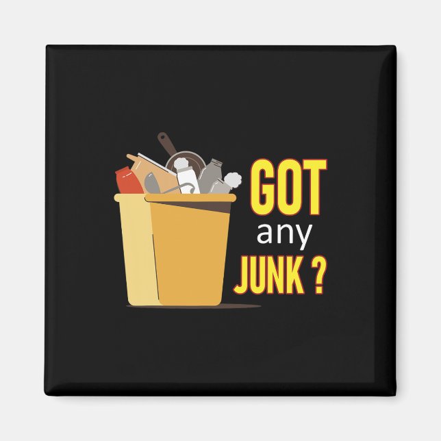 Got Junker Recycle Arbeitnehmer, die Scrapper C Ge Magnet (Vorne)