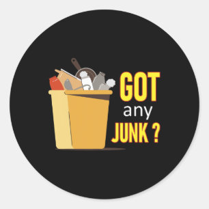 Got Junker Recycle Arbeitnehmer, die Scrapper C Ge Runder Aufkleber