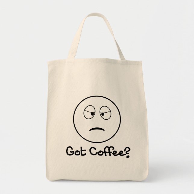 Got Kaffee? - Funny Tasche für Kaffeeliebhaber (Vorne)