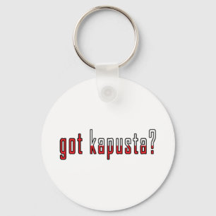 got kapusta? Flag Schlüsselanhänger