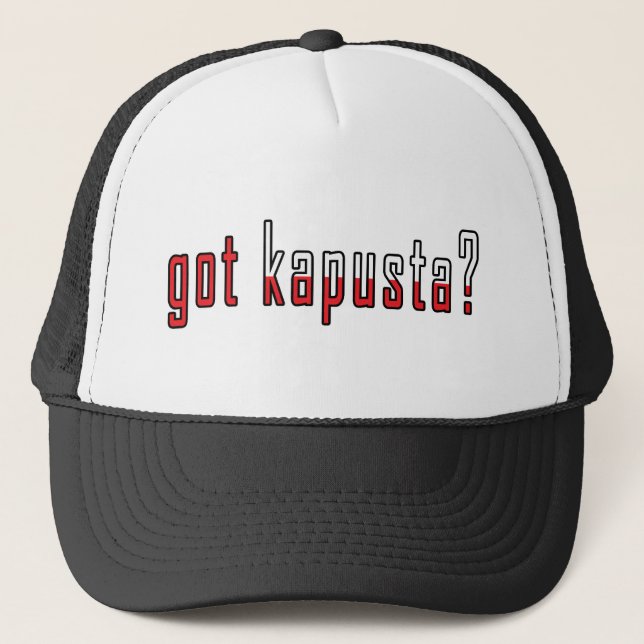 got kapusta? Flag Truckerkappe (Vorderseite)