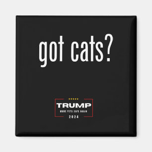 Got Katzen, die die Hunde essen - Trump macht Tier Magnet
