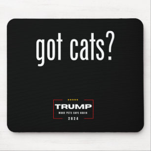 Got Katzen, die die Hunde essen - Trump macht Tier Mousepad