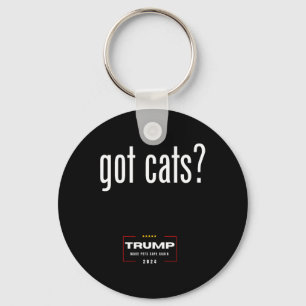 Got Katzen, die die Hunde essen - Trump macht Tier Schlüsselanhänger