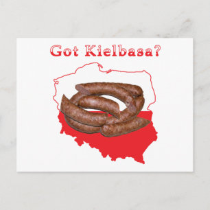 Got Kielbasa polnische Karte