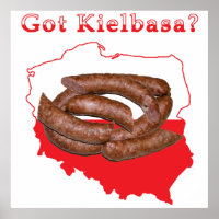 Got Kielbasa polnische Karte