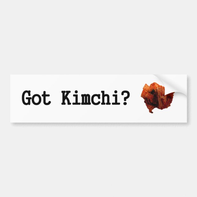 Got Kimchi? Autoaufkleber (Vorne)
