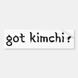 got kimchi? autoaufkleber