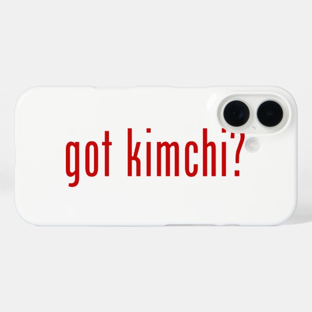 got Kimchi? Case-Mate iPhone Hülle (Rückseite (Horizontal))