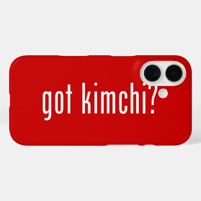 got Kimchi? Case-Mate iPhone Hülle (Rückseite (Horizontal))
