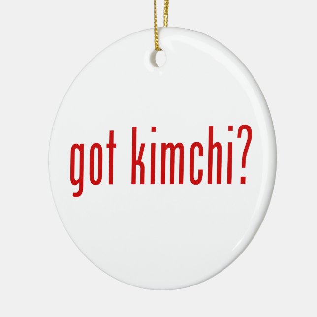 got kimchi? keramik ornament (Links)