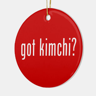 got Kimchi? Keramikornament