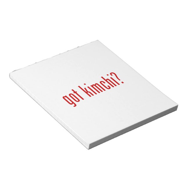 got Kimchi? Notizblock (angewinkelt)