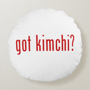 got Kimchi? Rundes Kissen