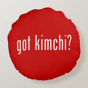 got Kimchi? Rundes Kissen