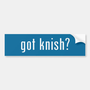 got knish? Autoaufkleber