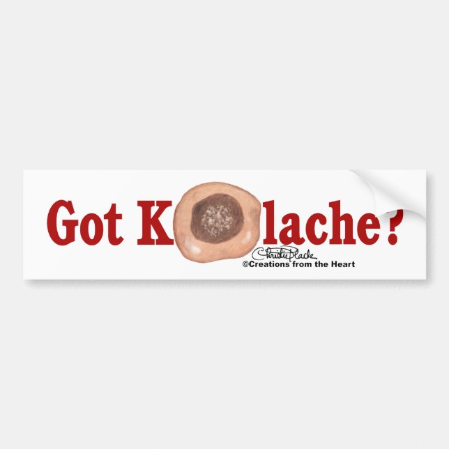 Got Kolache? Autoaufkleber (Vorne)