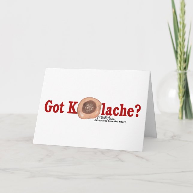 Got Kolache? Karte (Vorderseite)