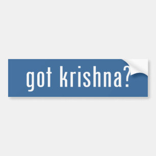 got krishna? autoaufkleber