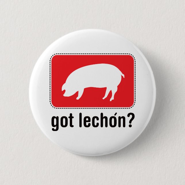 Got Lechon - Rot Button (Vorderseite)