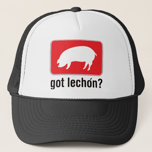 Got Lechon - Rot Truckerkappe (Vorderseite)