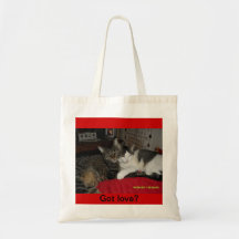 Got Liebe - Katzen auf einer Tasche