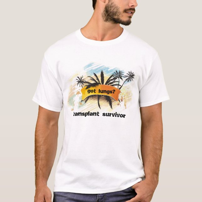 got Lungen? Insel-Art-T - Shirt (Vorderseite)