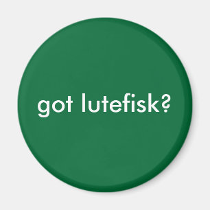 got lutefisk? Lustiger Skandinavier Magnet