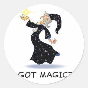 Got Magie? Runder Aufkleber