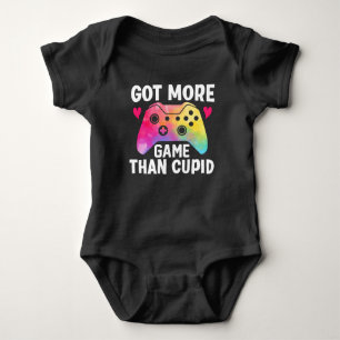 Got mehr Spiel als Cupid Valentine Video Game Baby Strampler