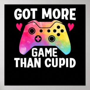 Got mehr Spiel als Cupid Valentine Video Game Poster
