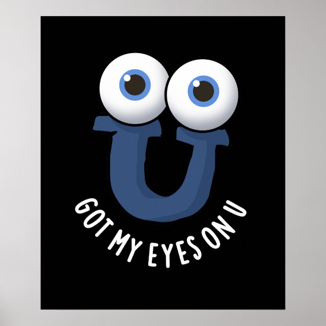 Got meine Augen auf U Funny Alphabet Puppe Dark BG Poster (Vorne)