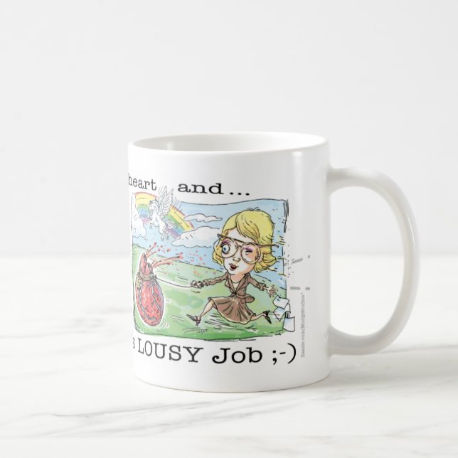 Got meinen Traumjob Tasse (Rechts)