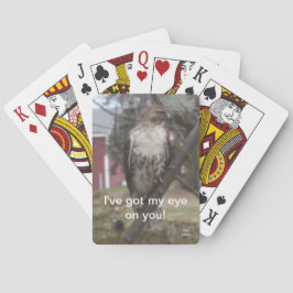 Got mir das Auge auf deinen rottschwanzigen Hawk-S Spielkarten