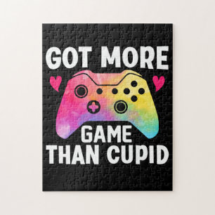 Got More Game Than Cupid Valentinstag Videospiel Puzzle