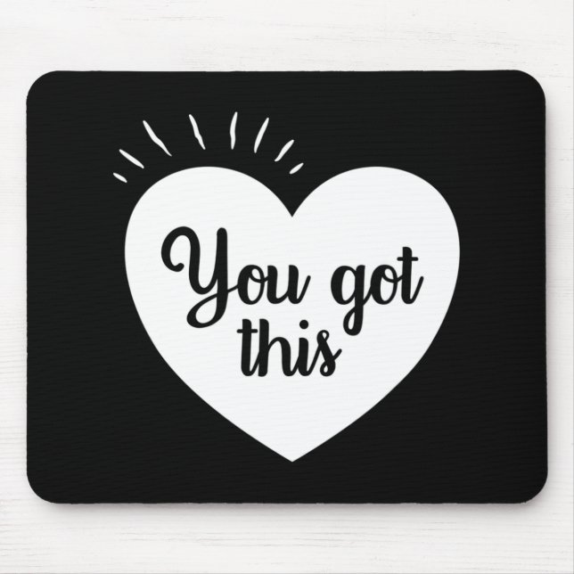 Got - Motivierend Lehrer Mousepad (Vorne)