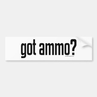 Got Munition? Autoaufkleber