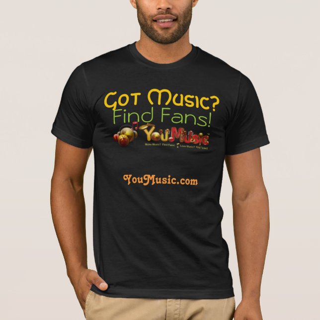 Got Musik? Entdeckungs-Fans! T-Shirt (Vorderseite)