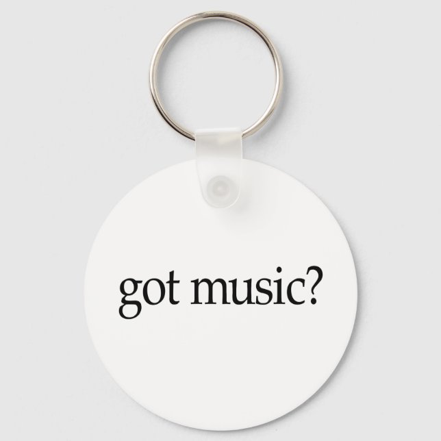 Got Musik Schlüsselanhänger (Vorderseite)
