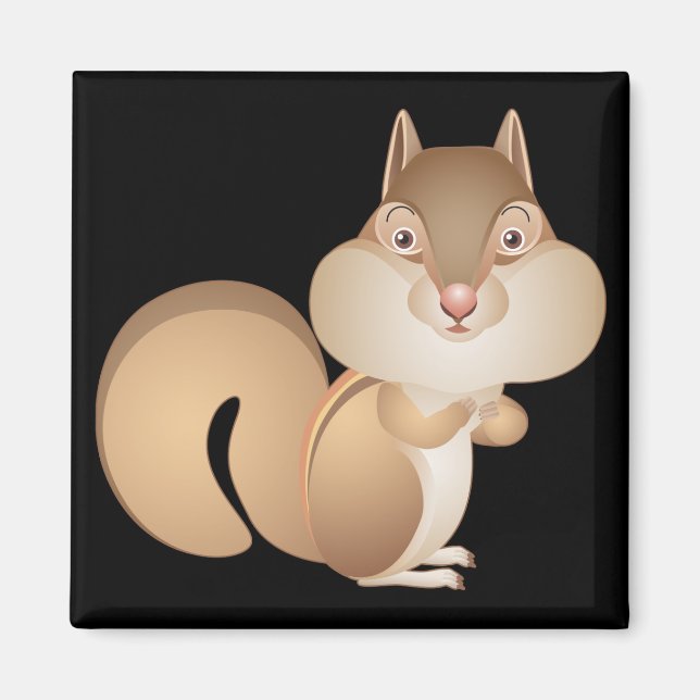 Got Nuts Chipmunk Magnet (Vorne)