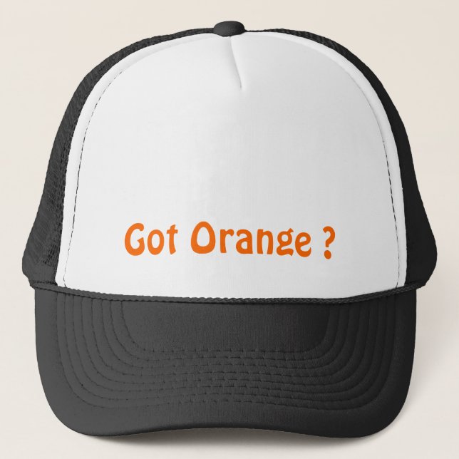 Got orange Kappe? Truckerkappe (Vorderseite)