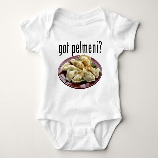 Got pelmeni? П е л ь н м е  и Baby Strampler (Vorderseite)