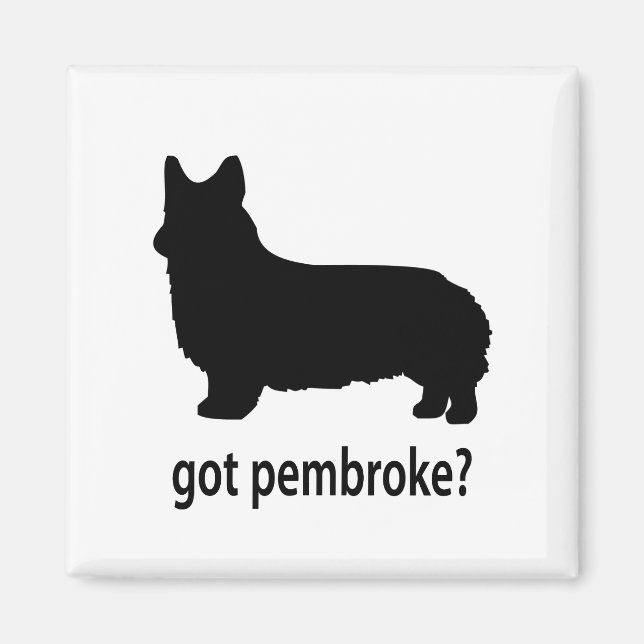 Got Pembroke Corgi Magnet (Vorne)
