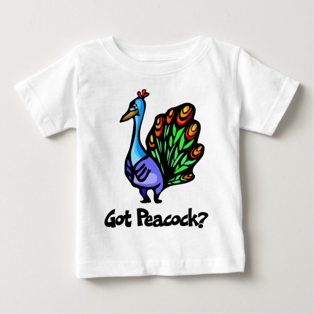 Got Pfau Baby T-shirt (Vorderseite)