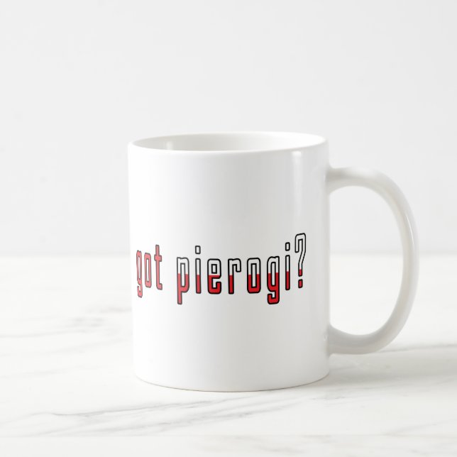 got Pierogi? Flagge Kaffeetasse (Rechts)