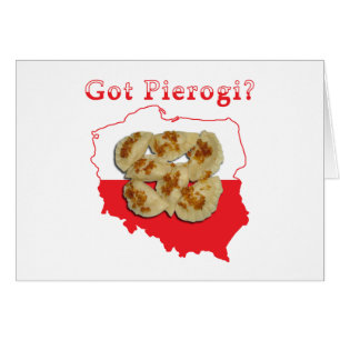Got Pierogi Polnisch Karte