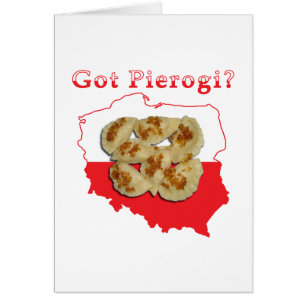 Got Pierogi Polnisch Karte